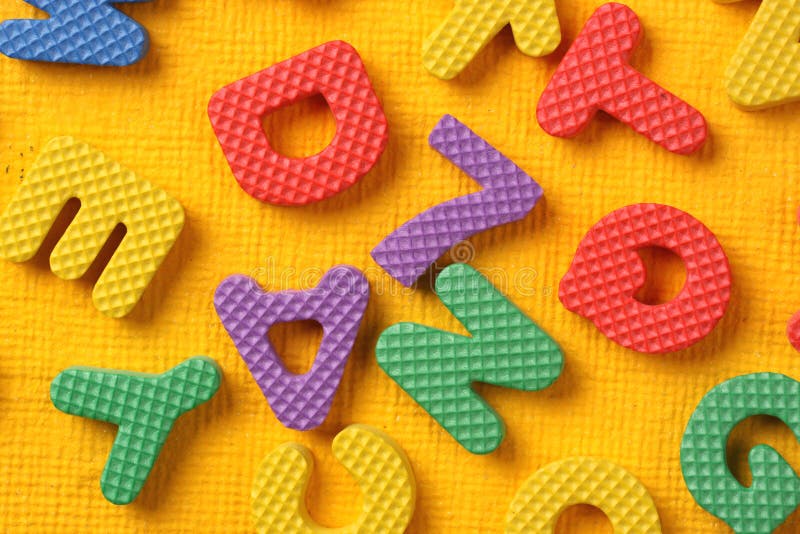 Alphabet and Number Blocks stock image. Image of challenge - 11943629