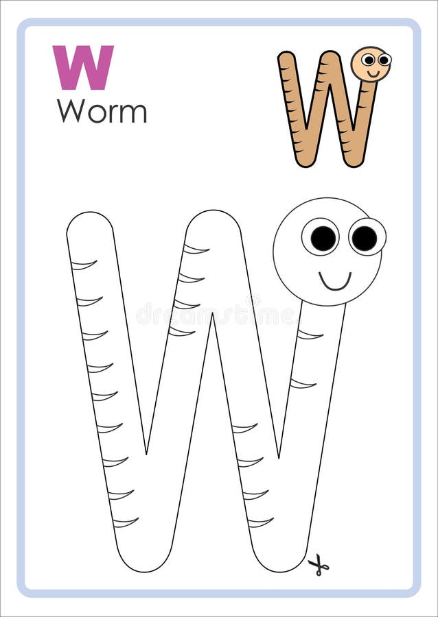 Worm Letter Stock Illustrations – 727 Worm Letter Stock Illustrations,  Vectors & Clipart - Dreamstime