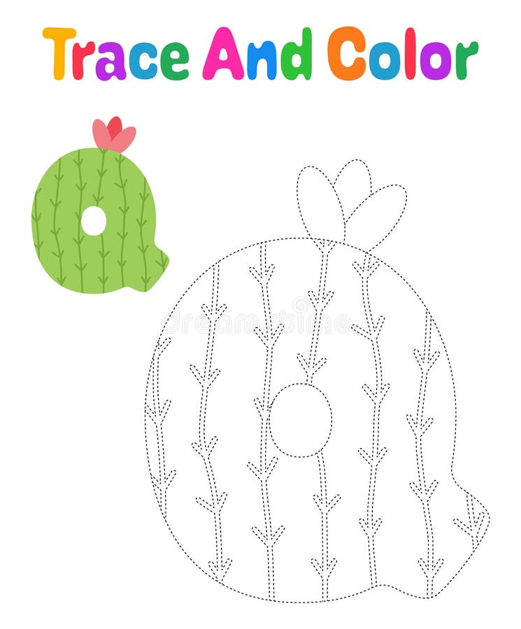 Alphabet Q tracing worksheet for kids vector illustration