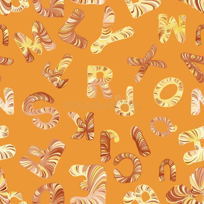 Alphabet seamless pattern stock vector. Illustration of decoration