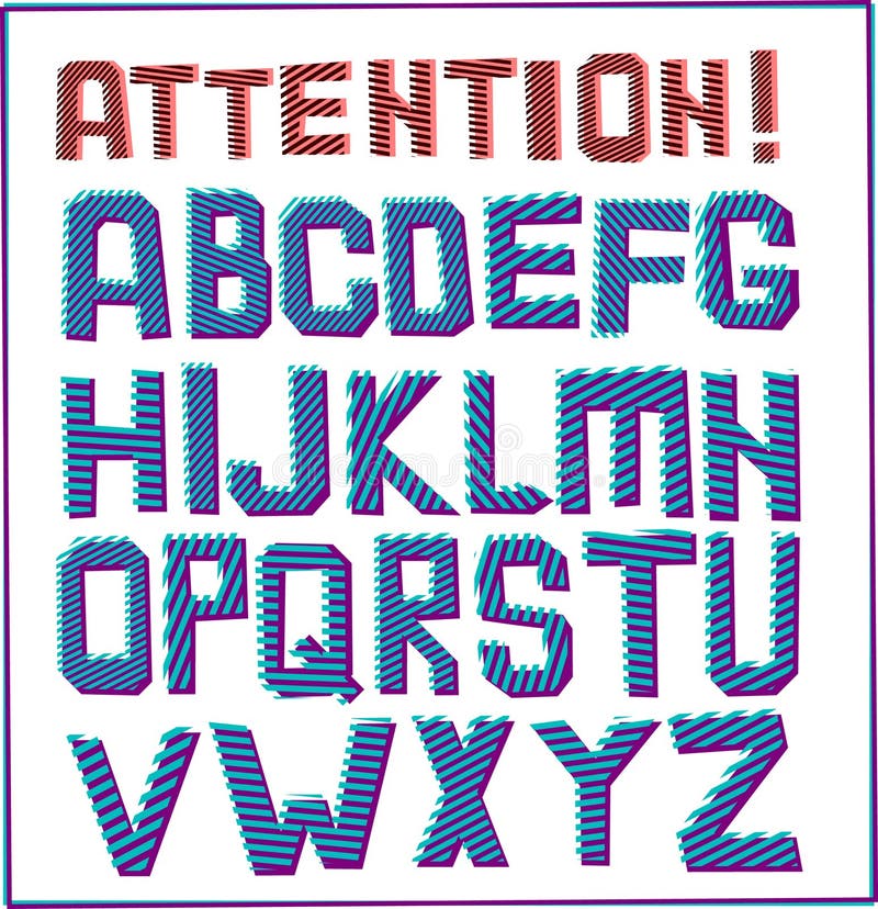 Alphabet sign royalty free illustration
