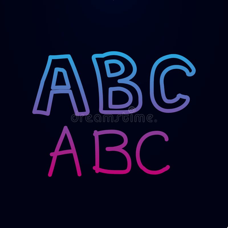 Alphabet sketch nolan icon. Simple thin line, outline vector of education icons for ui and ux, website or mobile application vector illustration