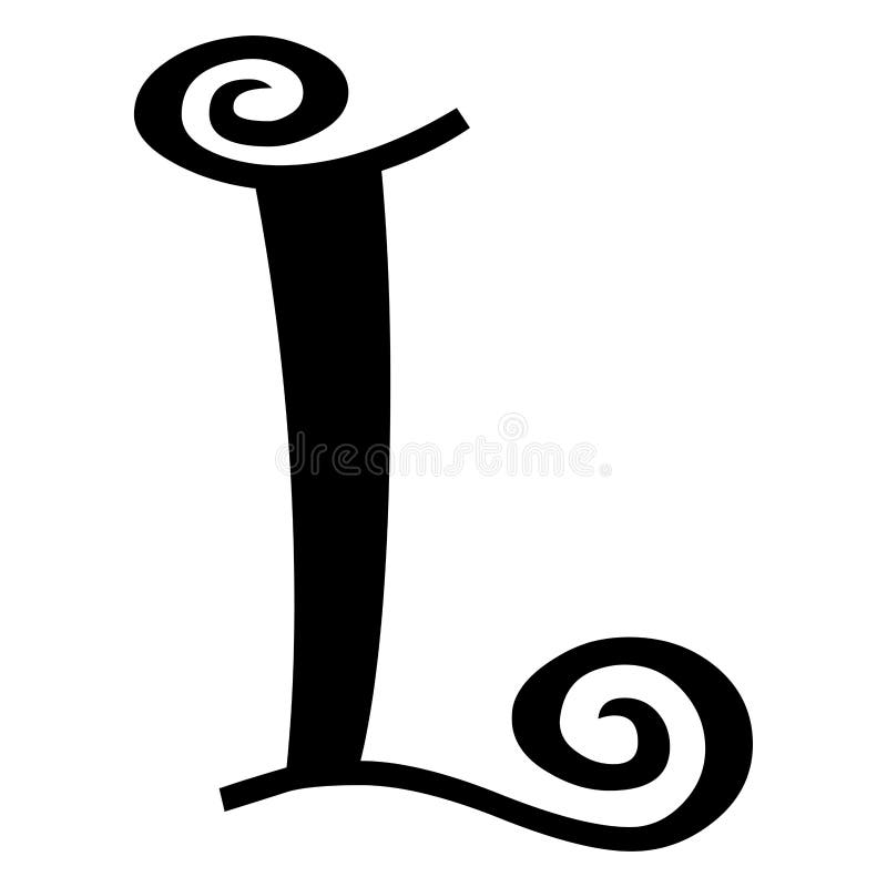 Alphabet Symbol - Stylish Letter  Font Symbol of   on White Background. Stock Illustration - Illustration of alphabetical,  basic: 186386063