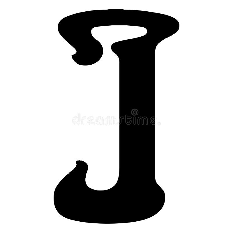 Alphabet Symbol - Letter J.Abstract Font Symbol of Letter.letters on ...
