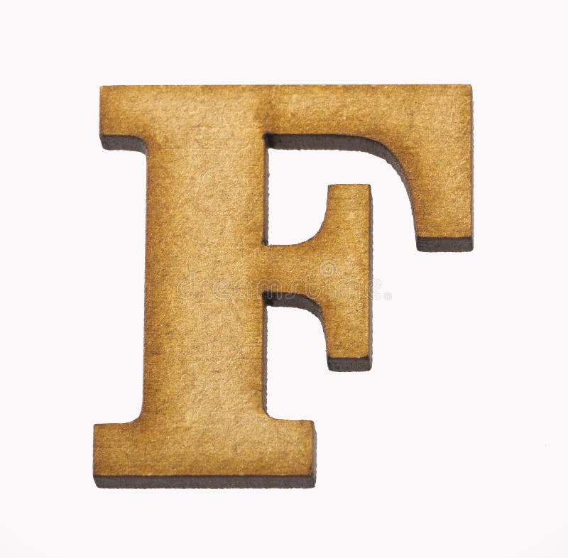 Alphabet in Wood - Letter F Stock Photo - Image of sign, background ...