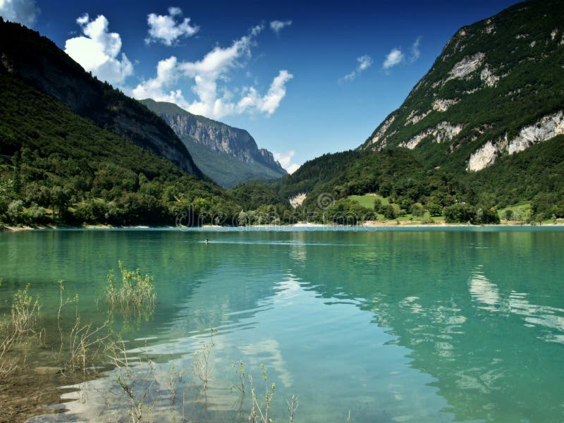 Tenno lake -Trentino alto adige - italy. Tenno lake -Trentino alto adige - italy