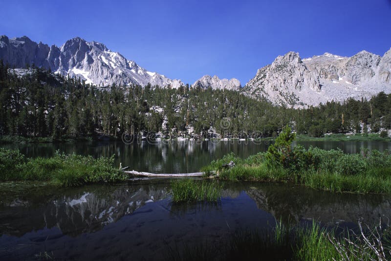 Alpine Lake in Sierra Nevada of California Stock Image Image of view