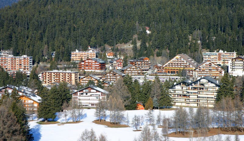 Alpine ski resort