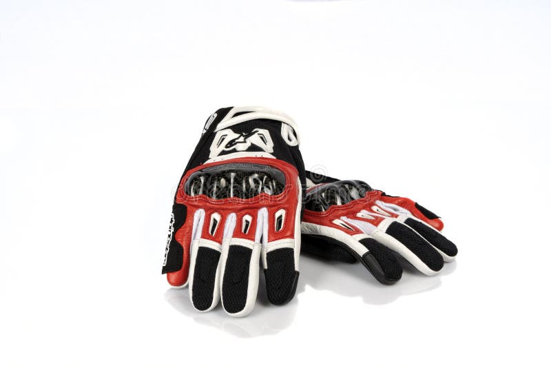 Motorcycle gloves Smx-2 Air Carbon V2 Glove Black Red Alpinestars