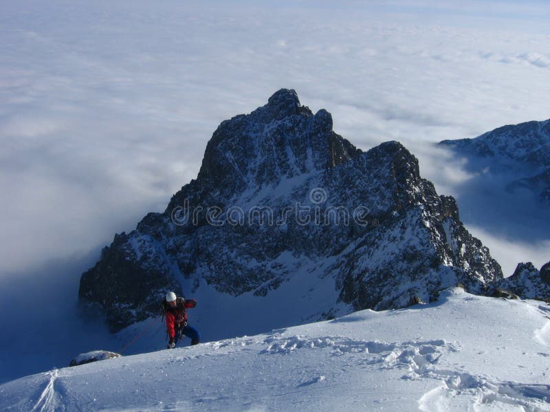 Alpinisme stock foto Alpinisme stock foto