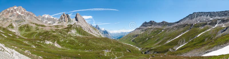 Alps, France (by Courmayeur) - Panorama