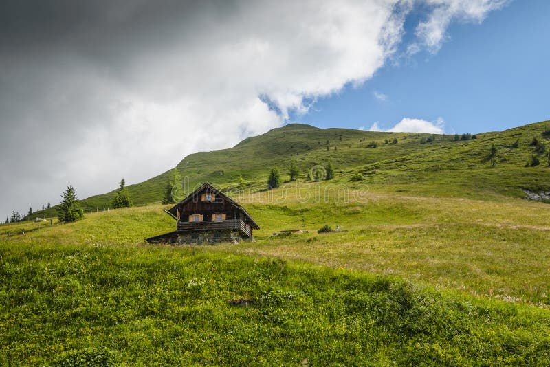 Austrian house. stock photo. Image of countryside, roof - 16973810