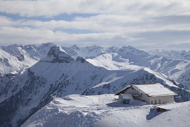 Alps in winter