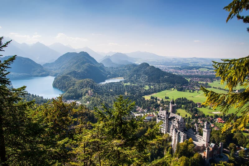 Alpsee valley Bavarian alps, Fussen, Germany