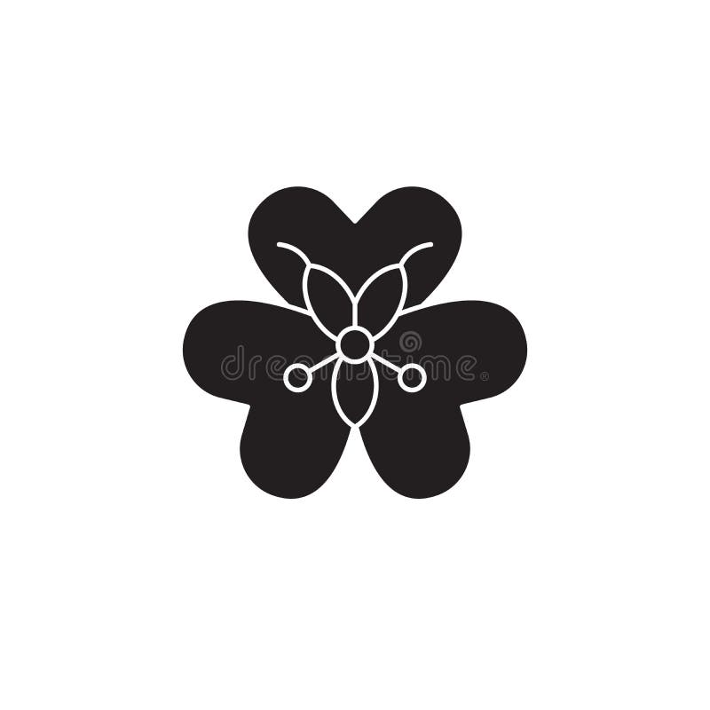 Alstroemeria black vector concept icon. Alstroemeria flat illustration, sign vector illustration Alstroemeria black vector concept icon. Alstroemeria flat illustration, sign vector illustration