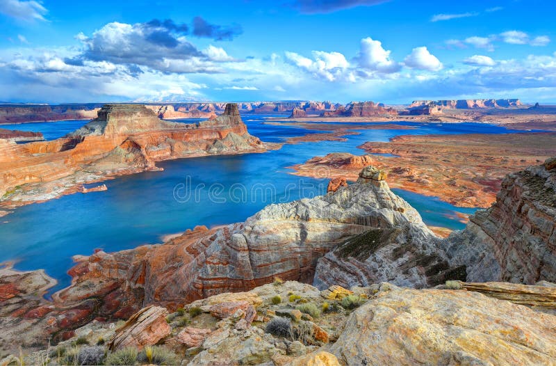 Alstrom point, Lake Powell, Page, Arizona, united states