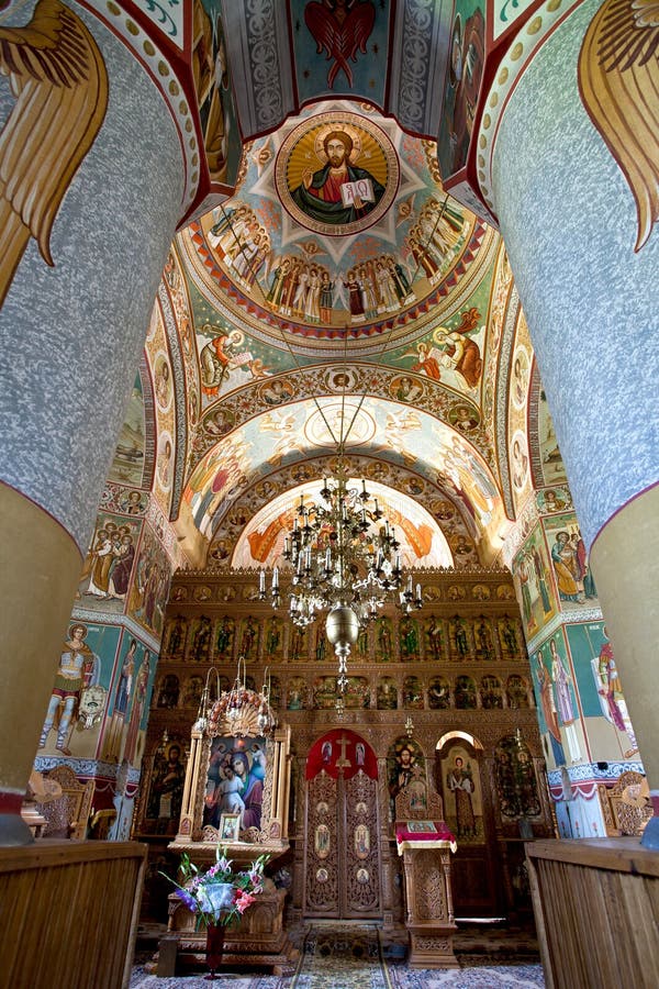 Church interior, the altar detail.