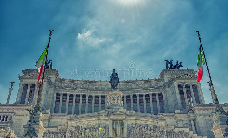 Altar da pátria, Roma imagem de stock royalty free Altar da pátria, Roma imagem de stock royalty free
