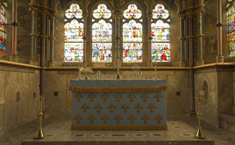 The Alter of St Mary's Church at Fountains Abbey in Yorkshire. The Alter of St Mary's Church at Fountains Abbey in Yorkshire.