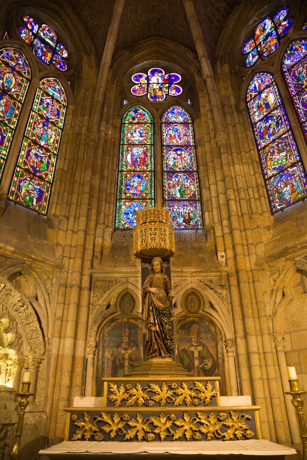 Altar and Stained glass