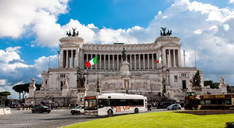 Altare Della Patria/altare della patria, monumento nazionale a Victor Emmanuel II, Roma Italia immagine stock Altare Della Patria/altare della patria, monumento nazionale a Victor Emmanuel II, Roma Italia immagine stock