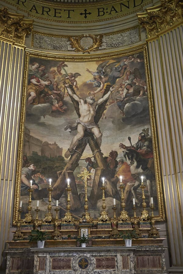 Altare principale del san Andrew Basilica fotografia stock libera da diritti Altare principale del san Andrew Basilica fotografia stock libera da diritti