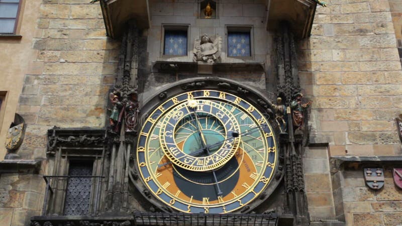 Alte astronomische Uhr im Mittelquadrat von Prag