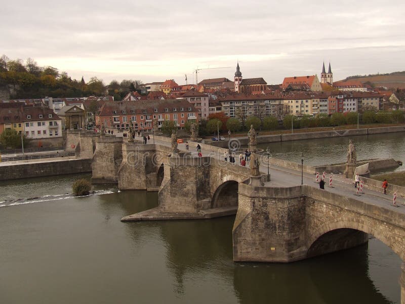 Alte Brücke in Würzburg