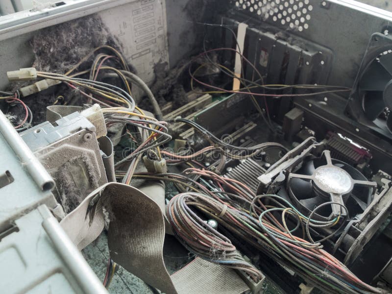  Alte Computer stockbild