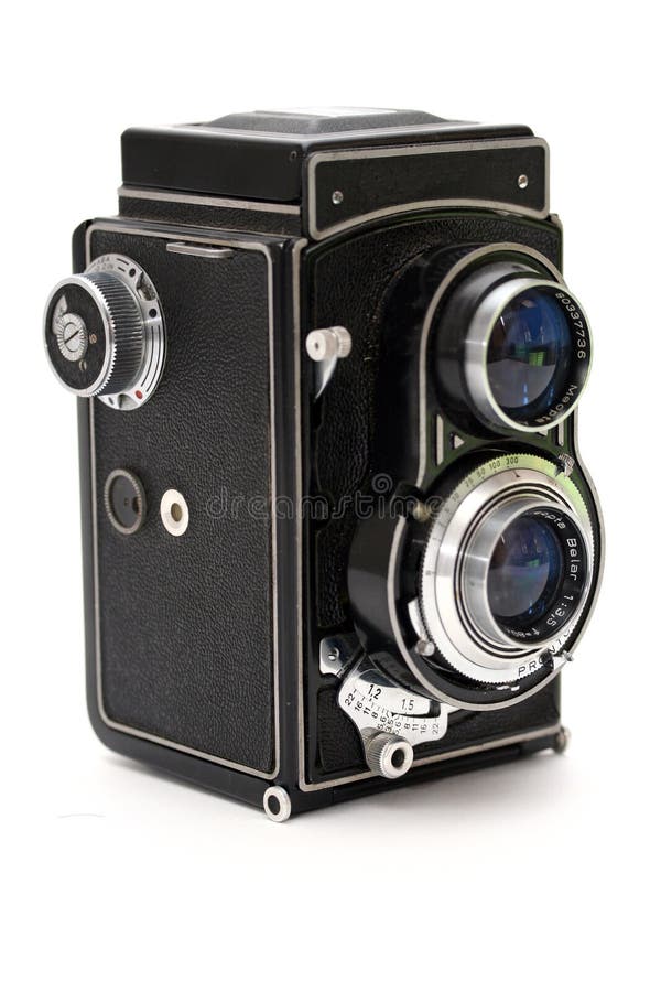 This is an old photo camera. This is an old photo camera