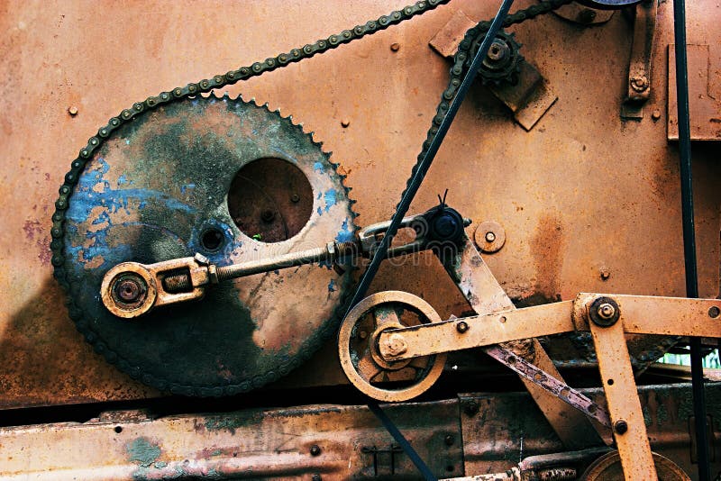 Alte rostige Gänge Element der sortierenden Maschine Kann die steampunk Kultur, Beitragapocalypse veranschaulichen oder verwendet lizenzfreie stockfotografie Alte rostige Gänge Element der sortierenden Maschine Kann die steampunk Kultur, Beitragapocalypse veranschaulichen oder verwendet lizenzfreie stockfotografie