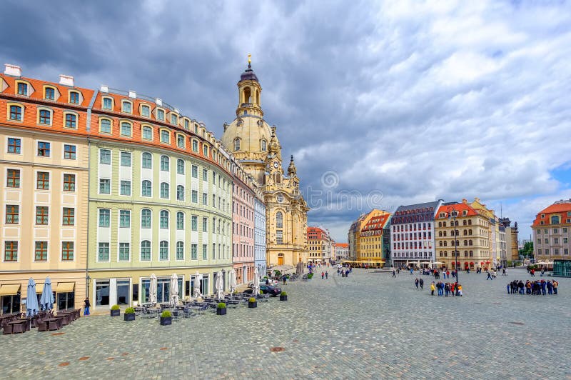 Alte Stadt Dresdens, Deutschland stockbilder Alte Stadt Dresdens, Deutschland stockbilder