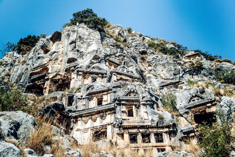 Ancient town In Myra Demre. Turkey. Ruins Fragment. Ancient town In Myra Demre. Turkey. Ruins Fragment