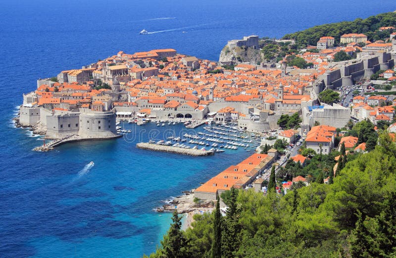 Alte Stadt von Dubrovnik, Kroatien stockfoto Alte Stadt von Dubrovnik, Kroatien stockfoto