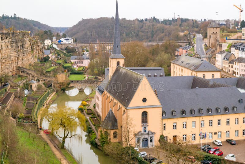 Alte Stadt von Luxemburg - UNESCO-Welterbe Luxemburg-Stadt, Luxemburg - 3. April 2016 stockfotos Alte Stadt von Luxemburg - UNESCO-Welterbe Luxemburg-Stadt, Luxemburg - 3. April 2016 stockfotos