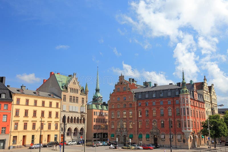 Alte Stockholm-Architektur.