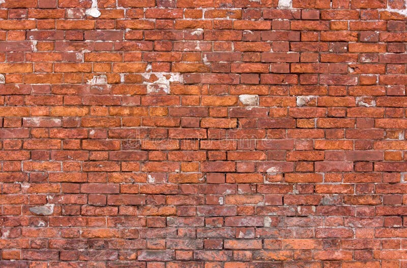 Alte verwitterte Backsteinmauer lizenzfreie stockfotografie