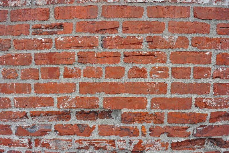 Alte verwitterte Backsteinmauer lizenzfreie stockbilder