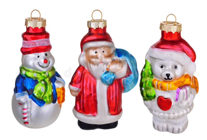 Alte Weinleseweihnachtsspielwaren lizenzfreies stockbild Alte Weinleseweihnachtsspielwaren lizenzfreies stockbild