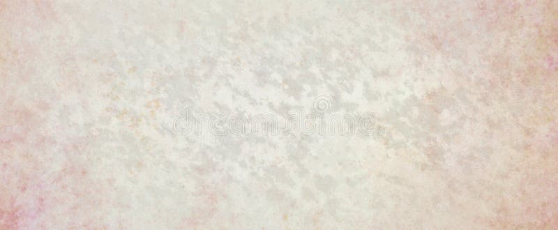 Alte, weiße Hintergrundbeschaffenheit mit schwachen verblassen- rosa Spritzen auf Grenze stock abbildung