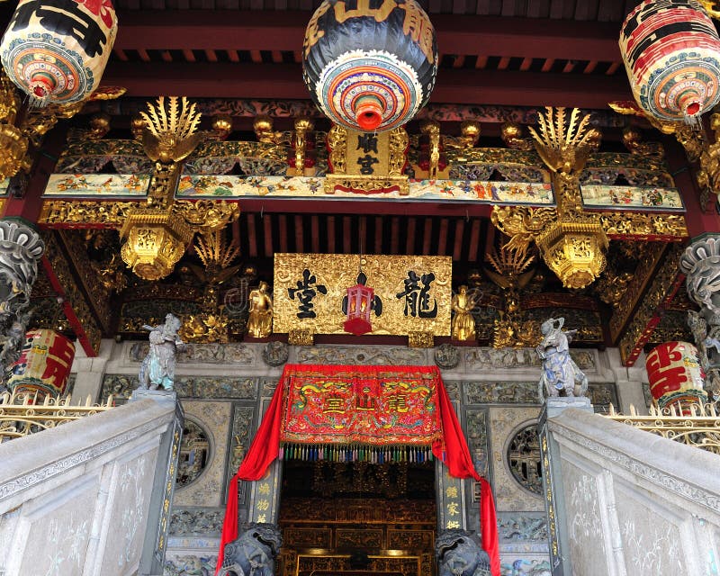 Alter chinesischer Tempel lizenzfreie stockfotos