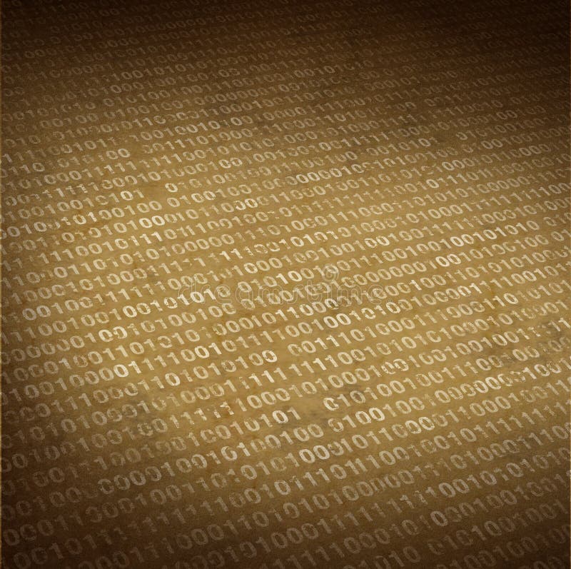 Alter Computer Code stock abbildung