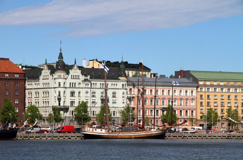 Alter Stadtbereich in Helsinki, Finnland lizenzfreie stockfotografie Alter Stadtbereich in Helsinki, Finnland lizenzfreie stockfotografie