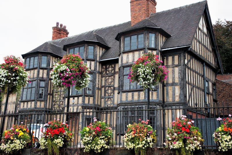 Alter Tudor Building lizenzfreies stockfoto Alter Tudor Building lizenzfreies stockfoto