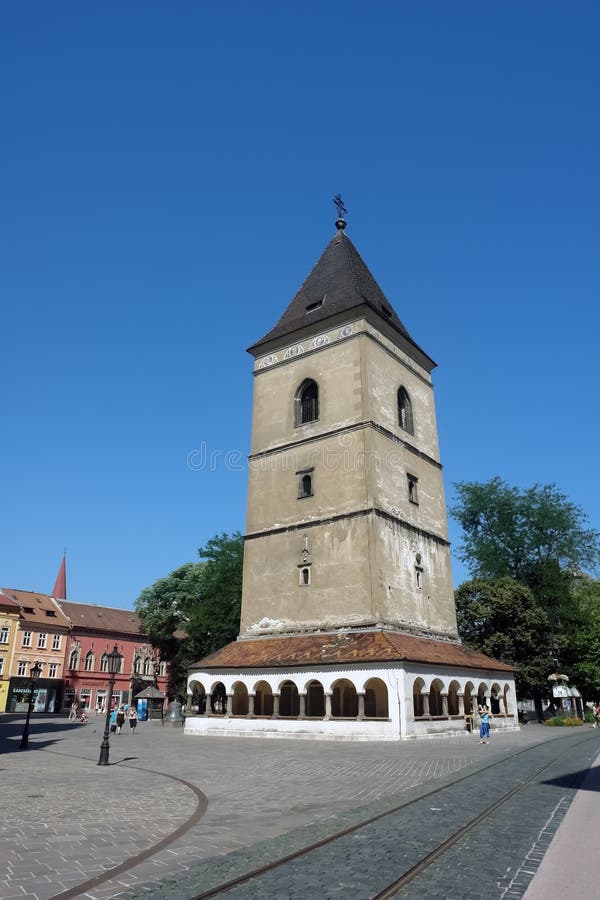 Alter Turm in Košice lizenzfreies stockbild
