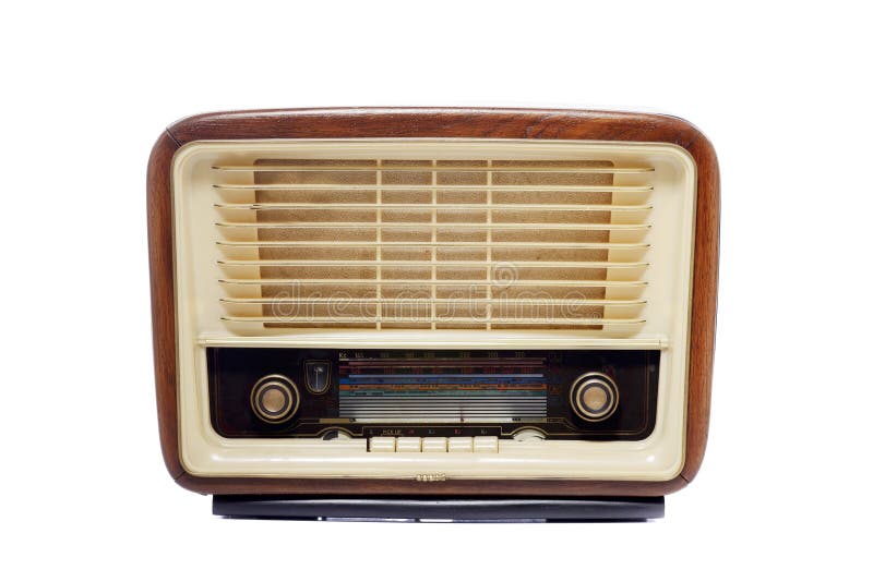 Alter Weinlese-Radio lizenzfreie stockfotos Alter Weinlese-Radio lizenzfreie stockfotos