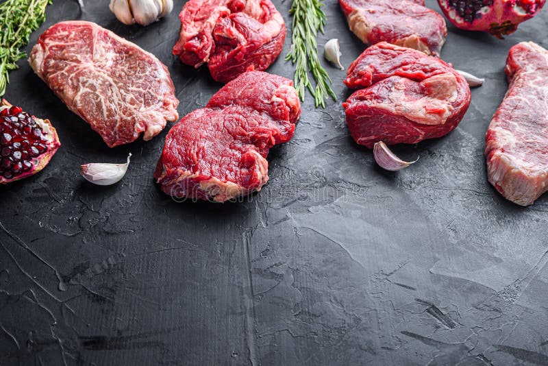 Alternative Beef Steak Cuts with Top Blade, Chuck Roll and Rump Steak