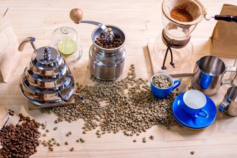 Alternative Coffee Brewing Stuff Stock Photo Image of fresh, shop