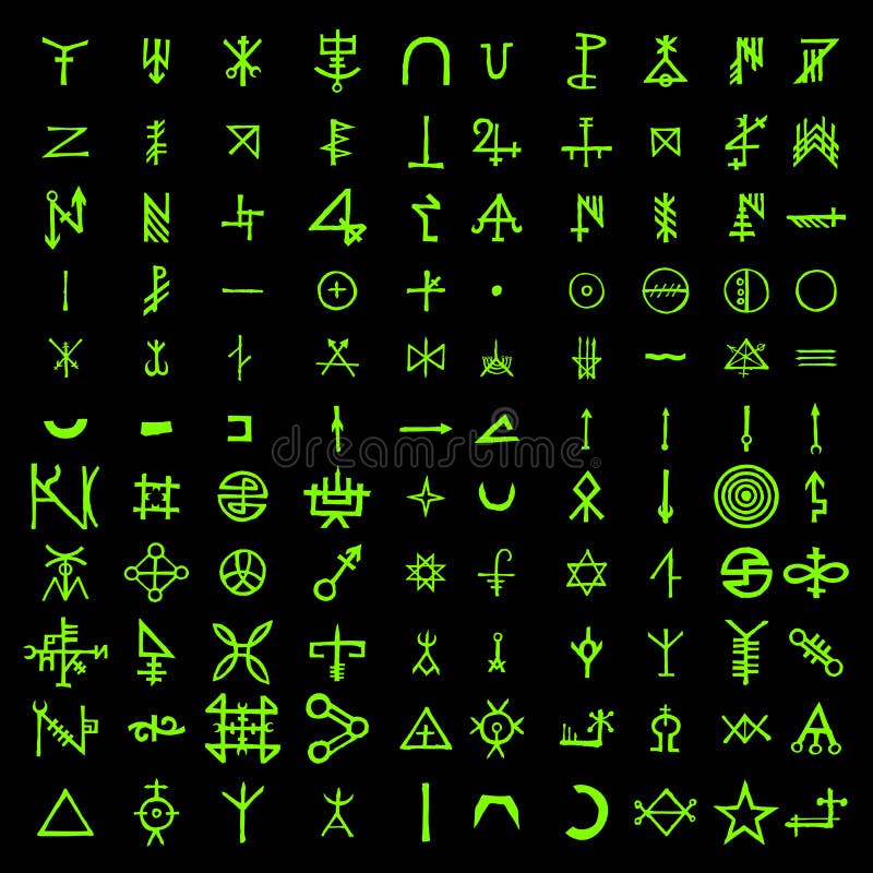 Digital Green Matrix and Computer Code Symbols Vector Bsckground. Stock ...