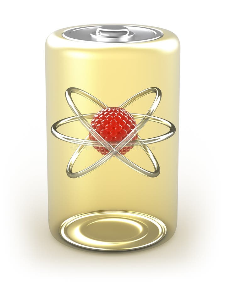 Nuclear battery stock illustration. Illustration of radioactivity 9950066